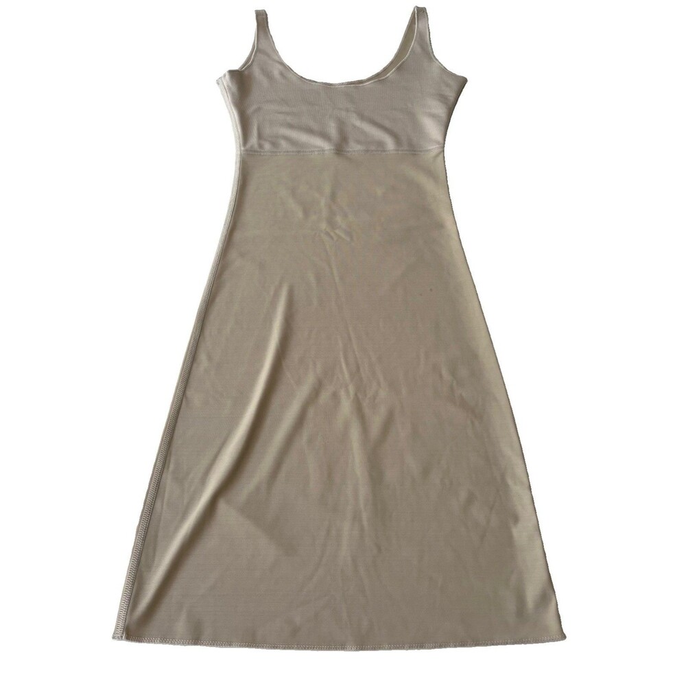 Spanx Shapewear Dress Full Slip Size Small Nude/Beige Color Tank Style Smoothing